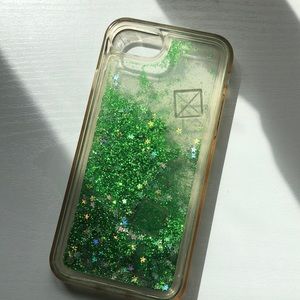 Green Glitter Iphone Case